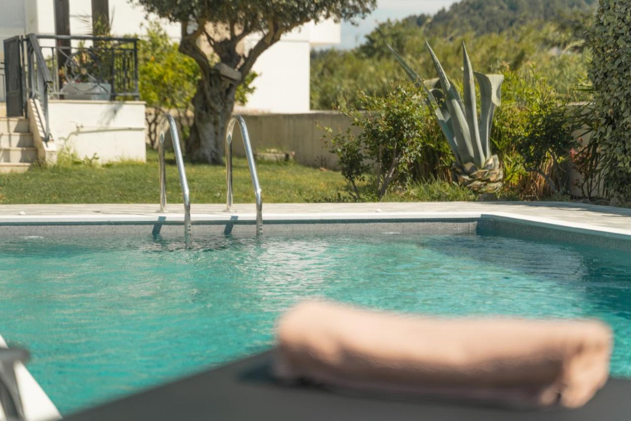 Propodes Luxury Villa Pastida Bagian luar foto